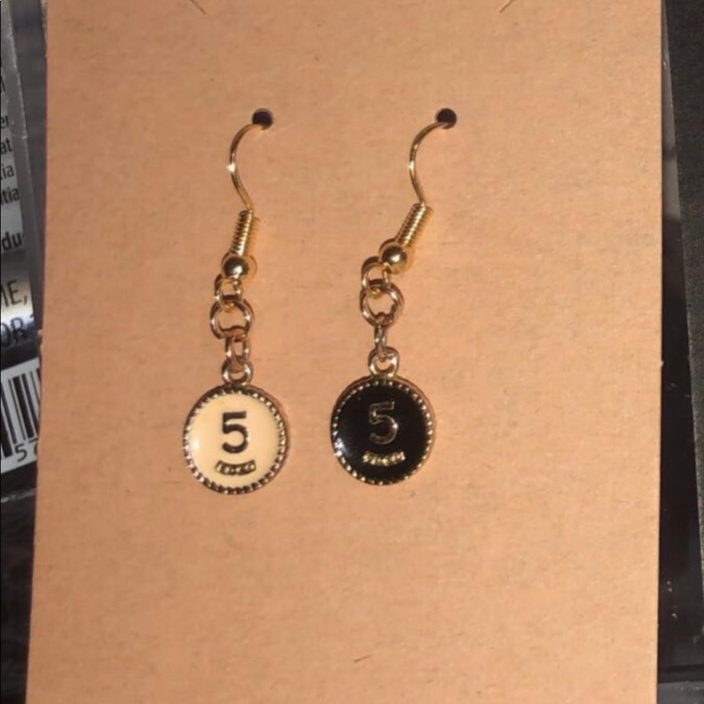 Number 5 earring